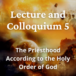Lecture and Colloquium 5